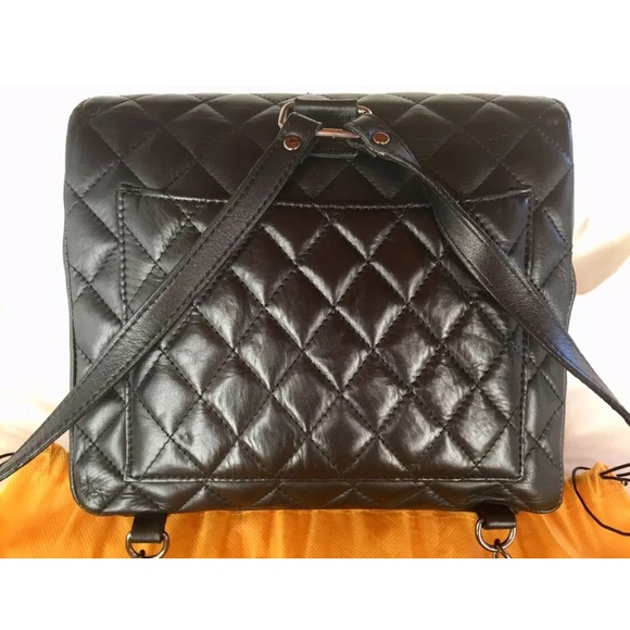 Mario Valentino Black Dora Quilted Leathe Bac - Picture 2 of 8